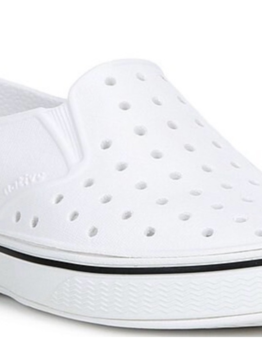 Native White Miles Slip-On Kids Shoe